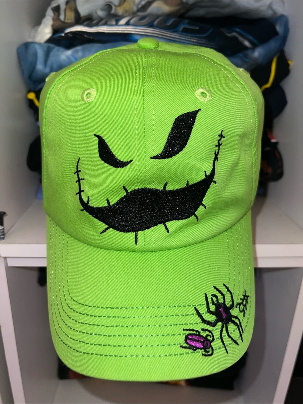 Disney Oogie Boogie Nightmare before Christmas strapback hat